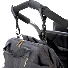 Lässig Glam Goldie Twin Backpack Anthrazit