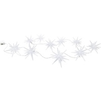 NÄVE Leuchten 10er-LED-Lichterkette »3D-Sterne, Weihnachtsdeko«, 10 St.-flammig, weiß