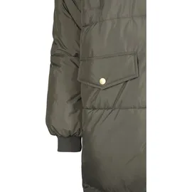 URBAN CLASSICS Oversize Mantel Dark Green / Beige L