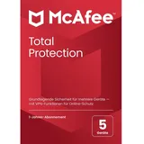 McAfee Total Protection, 5 Geräte - 1 Jahr Download