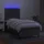 vidaXL Boxspringbett 100 x 200 cm Dunkelgrau