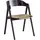 Hammel Furniture Holzstuhl Findahl by Hammel Mette Wasserhyazinthe schwarz 2er Set