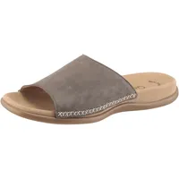 Gabor 03-705 Schuhe Damen Pantoletten Nubuk, Schuhgröße:44, Farbe:Grau