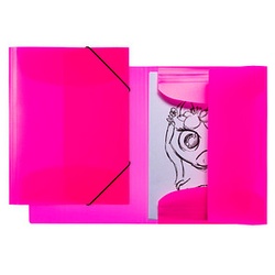HERMA Sammelmappe Neon DIN A4 neon-pink