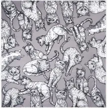 Codello Tuch grau- 135X135CM