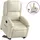 vidaXL Relaxsessel mit Aufstehhilfe Kunstleder 144,5 x 82 x 0 cm Creme
