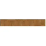 vidaXL Teppich, Rechteckig Braun 60x400 cm Bambus
