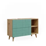 Vicco Waschbeckenunterschrank, Rudi 90 x 59 cm, mit 2 Schubladen