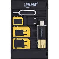InLine SIM-BOX Simkartenadapter und Zubehörbox mit OTG Kartenleser