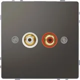 Merten Steckdose für Audio Anschluss, System Design Anthrazit