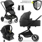 hauck 4in1 Kinderwagen-Set Move N Care Trio Set - Schwarz