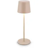 Briloner LED Tischlampe Beige