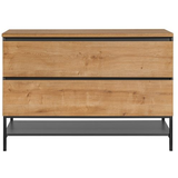 Lomadox Modena-56 120 x 59,5 x 47 cm anthrazit/braun