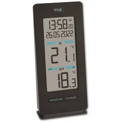 TFA Funk-Thermometer BUDDY 30.3072.01, schwarz