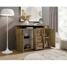 HBZ Drivno Sideboard 139 x 90 x 34 cm Braun