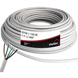 siwitec NYM-Kabel, 3x1,5, 3x2,5, 5x1,5, 5x2,5, 10m, 25m, 50m, 100m Stromkabel, (10000 cm)