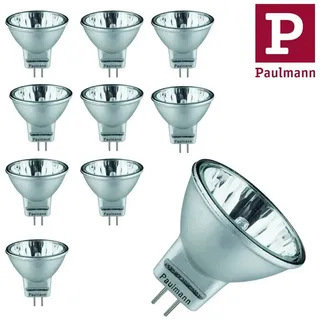 Paulmann LED-Leuchtmittel Paulmann Halogen Reflektor Akzent flood 30° 10x20W GU4 12V 35mm Alu, Paulmann Halogen Reflektor Akzent flood 30° 10x20W GU4 12V 35mm Alu