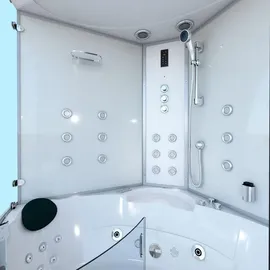 AcquaVapore Dampfdusche Whirlpool Dusche Duschkabine K70-WS-TH-EC 150x150cm