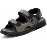 Josef Seibel Herren Franklin Riemchensandalen, Grau (Asphalt-Kombi 751 781), 46