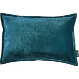 done.® Dekokissen Glam, unifarben, Reißverschluss, Kissenhüle ohne Füllung, 1 Stück blau 40 cm x 60 cm