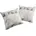 Wirth Kissenbezug Berlare 40 x 40 cm Grau