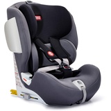 Piku Kanda Plus Autositzgruppe 123 mit Isofix, liegend, Grau, 9-36 kg