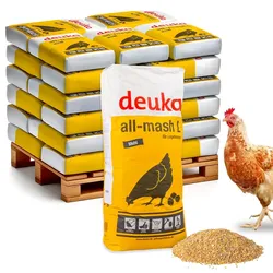 Palette Deuka all-mash L Mehl, Legehennenfutter 30 x 25kg