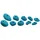 Ocùn Klettergriff One Size Blau
