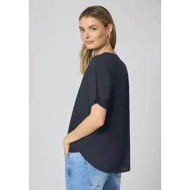 STREET ONE Kurzarmbluse Blau 38