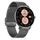 Colmi V89 BT 40 mm Edelstahlgehäuse schwarz Sportarmband schwarz One Size