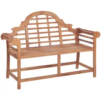 VidaXL Gartenbank 127x58,5x92,5 cm Massivholz Teak