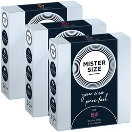 MISTER SIZE *Probierpack XL* (57mm, 60mm, 64mm) 9 Kondome