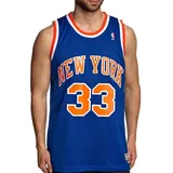 Mitchell & Ness #33 Patrick Ewing Classic Swingman Basketballtrikot Herren blau/orange, M - M