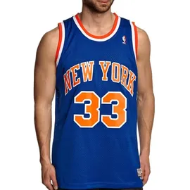 Mitchell & Ness #33 Patrick Ewing Classic Swingman Basketballtrikot Herren blau/orange, M - M
