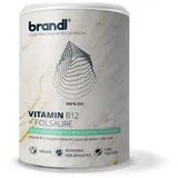 Brandl Nutrition Vitamin B12 Folsäure Vegan aus 3 Aktivformen 72 g