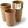 BIOZOYG Kaffeebecher 0,18 l Braun 50 St.