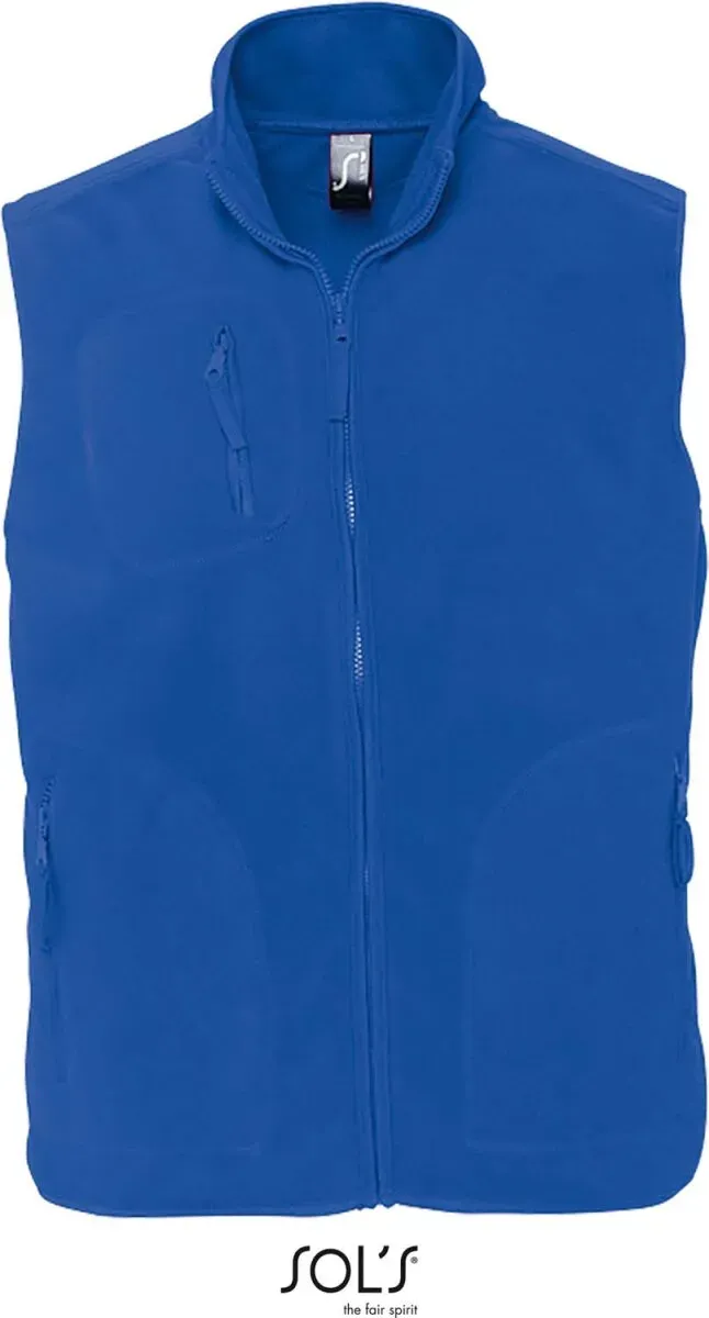 SOLS Unisex Fleece Bodywarmer 51000 royal blue M