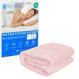 Dreamdry wasserdichter Matratzenschoner/Gesteppte Matratzenauflage 80 x 200 - Inkontinenzunterlage waschbar, wasserdichte Matratzenauflage, Nässeschutz