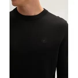 Tom Tailor 1038426 Basic Knit Pullover Black 2XL