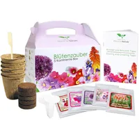Magic of Nature Geschenk Anzuchtset - Blütenzauber 5 Kontinente