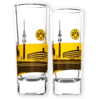BVB Borussia Dortmund Borussia Dortmund BVB Schnapsglas Skyline (2