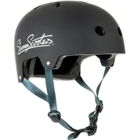 Slamm Scooters Logo Helm - Black - LX-L