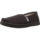 TOMS Unisex Kinder Alpargata Core Flache Slipper, Schwarz, 38 EU