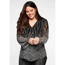 sheego by Joe Browns Tunika in schwarz bedruckt | Gr.: 42