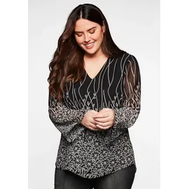 sheego by Joe Browns Tunika in schwarz bedruckt | Gr.: 42
