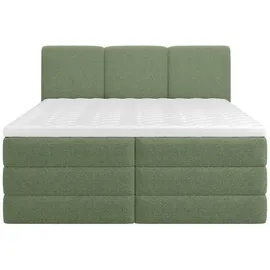 Roller Boxspringbett 180 x 200 cm H2 Grün