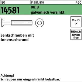 F. REYHER Nchfg. GmbH & Co. KG Senkschraube ISO 14581 M5 x 8 T25 500 Stück