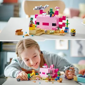 LEGO Minecraft Das Axolotl-Haus 21247