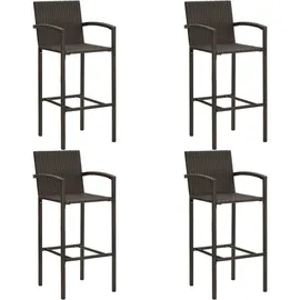vidaXL Garten-Bar-Set 5-tlg. Braun