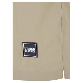 URBAN CLASSICS Badeshorts Block Swim Short unionbeige/softseagrass 5XL